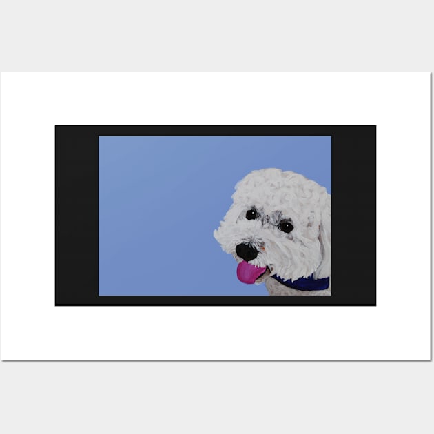 Finn the Bichon Frise Wall Art by AmandaAAnthony